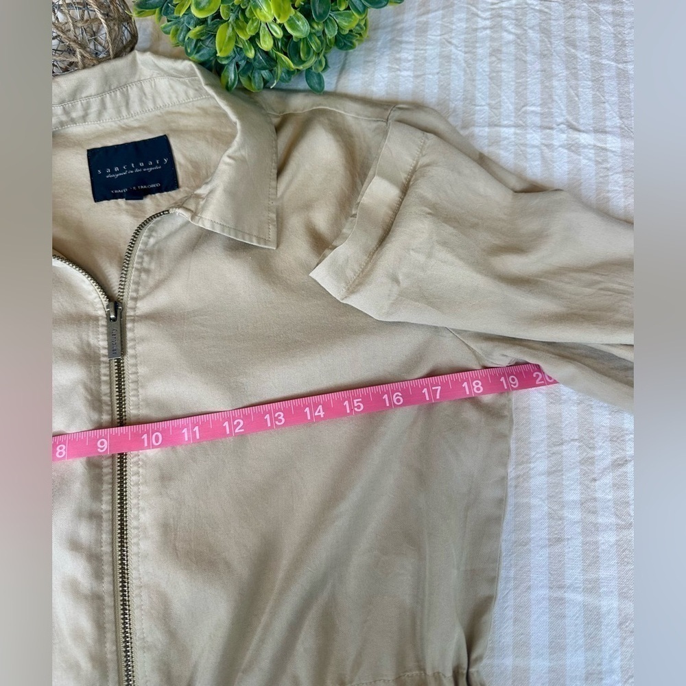 Sanctuary Women’s Drawstring Utility Jacket in Sandstone Size Small - Picture 4 of 10